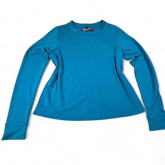 Under Armour Tops - Under Armour Teal Long Sleeve Performance Top • Size M •